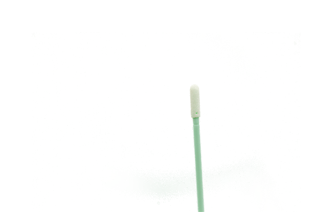 DYNOclean Swab PU 757DYNOclean Swab PU 757, Nahaufnahme des runden Schaumkopfs, ideal für empfindliche Oberflächen, saugfähig und geringe Partikelbildung