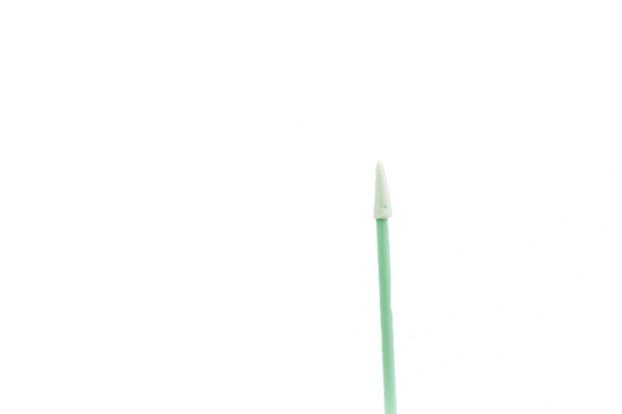 DYNOclean Swab PU 750DYNOclean Swab PU 750, spitzer Polyurethan-Reinraumtupfer, chemikalienbeständig, saugfähig, geringe Partikelbildung, Polypropylen-Stäbchen, ideal für anspruchsvolle Oberflächen