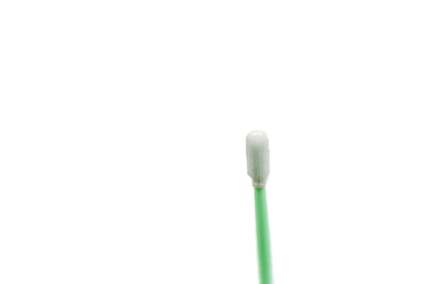 DYNOclean Swab Poly 754DYNOclean Swab Poly 754, runder Reinraumtupfer, zweilagiger Polyesterkopf, saugfähig, chemikalienbeständig, geringe Partikelbildung, ideal für empfindliche Oberflächen