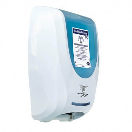 Distributeur de désinfectant Touchless 1000 mlDesinfektionsmittelspender für die Wandmontage.