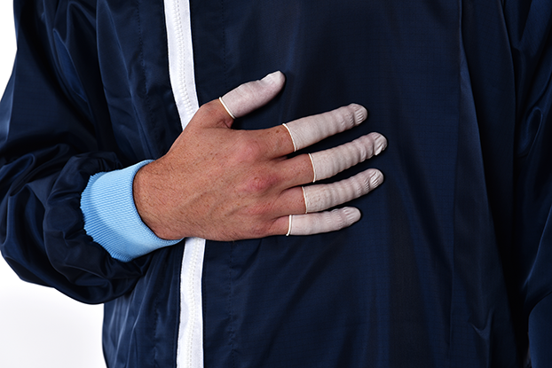 DYNOsense whiteFingerNitrile DWWeisse Fingerlinge aus Nitril, DYNOsense whiteFingerNitrile DW, Nitril-Fingerlinge, antistatisch, puderfrei, geringe Griffigkeit, 1'440 Stück pro Beutel