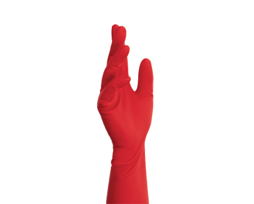 SHIELDskin CHEM Neo Nitrile 300 BoxRoter SHIELDskin CHEM Neo Nitrile 300 Box Nitrilhandschuh mit einer Länge von 300mm.