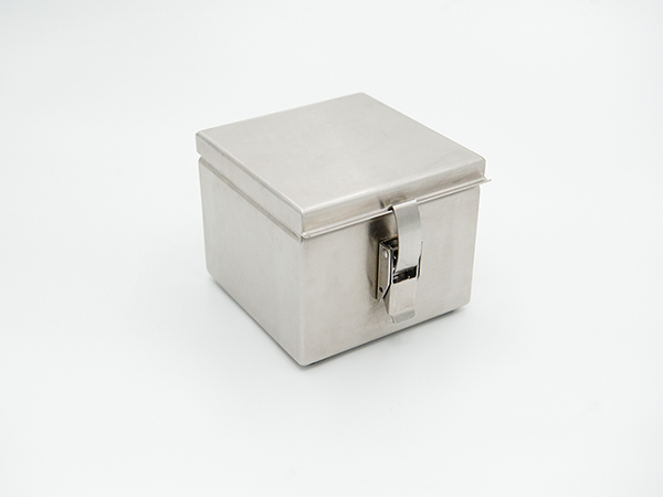 Distributeur en acier inoxydable 1.4301,Dispenserbox aus Edelstahl für zB. getränkte Tücher.