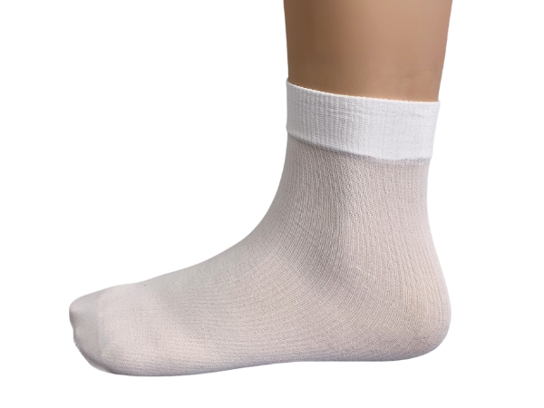 Einwegsocken Universalgrösse - kurzKurze Einweg-Reinraumsocken – Universalgrösse für kontrollierte Bereiche