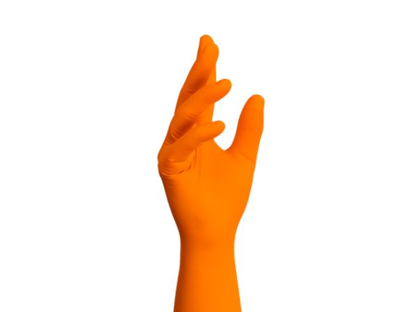 SHIELDskin Orange Nitrile 300 Boxnsterile Nitril-Neoprenhandschuhe SHIELDskin Orange Nitrile 300 Box für Labor und Reinraum