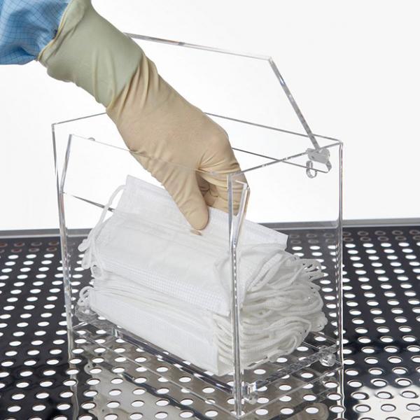 Acrylbox z.B. für EinwegmundschutzDurchsichtige Acrylbox für zB. Einwegmundschutze.
