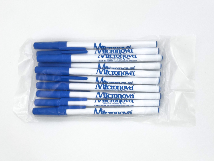 Reinraumstift MicronovaMicronova Reinraumstift blau – Fineliner 0,4 mm für ISO 5 Umgebungen