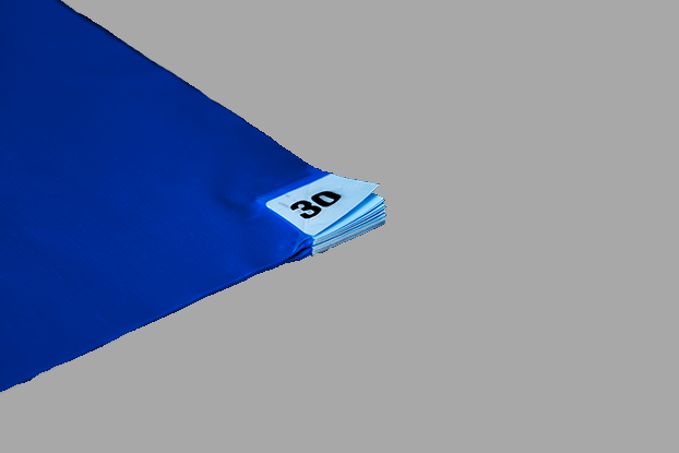 DYNOclean stickyMat blue extraEine blaue Staubbindematte.