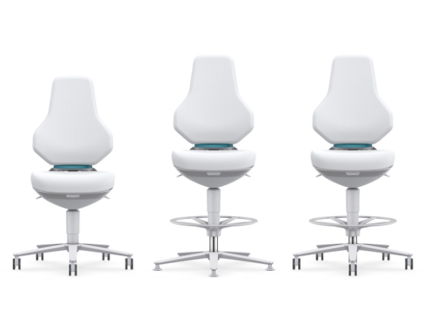 Reinraumstuhl TEXON 2 (9173R)Ergonomischer Stuhl für Reinraum & Labor – Bimos TEXON mit Flex-Back-System