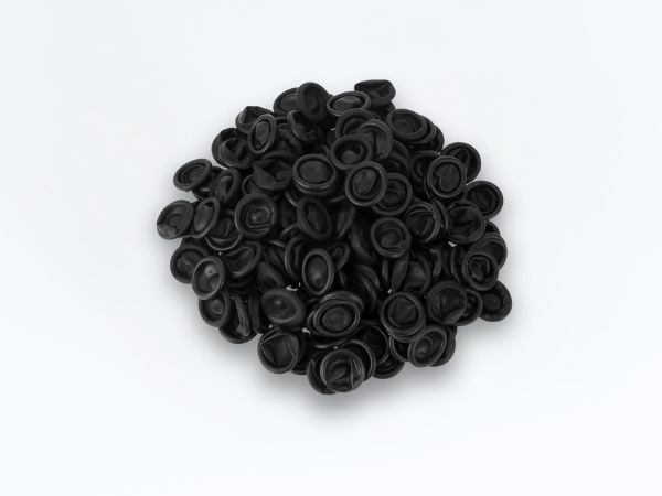 Fingerlinge black conductiveESD-Fingerlinge schwarz, puderfrei – Grössen S–XL