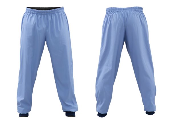 Hose AlsisandwashReinraumhose in hellblau von alsico